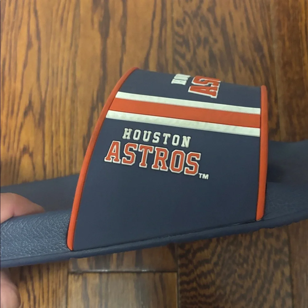 Houston Astros Slide Sandals Men’s Size: Large 11/12 like new